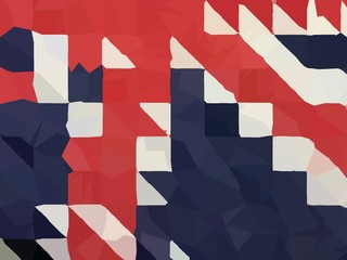 Red and blue triangle abstract background illustration