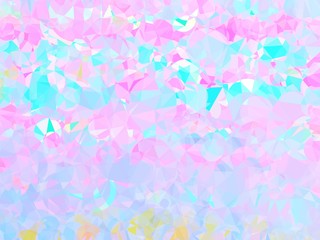 Pink and blue pastel triangle abstract background illustration