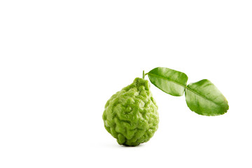 Obraz premium bergamot on the white background.
