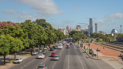 Naklejka premium Street in Buenos Aires, Argentina