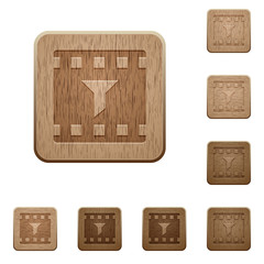 Filter movie wooden buttons