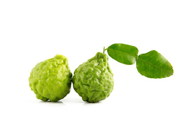 Obraz premium bergamot on the white background.