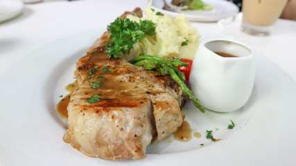 pork chop or grilled pork