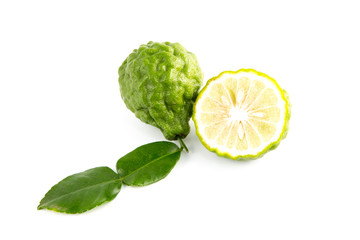 bergamot on the white background.