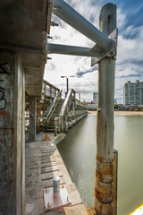 Coastal scenery in Punta del Este, Uruguay