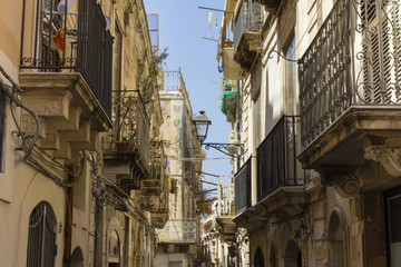 Fototapeta premium Streets of Syracuse, Italy