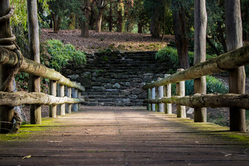 Wooden bridge