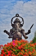 Ganesha statue.