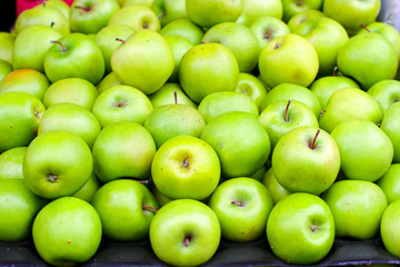 Pile of Green apples