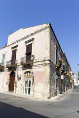 Fototapeta premium Streets of Syracuse, Italy