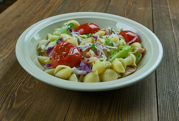 Puttanesca pasta salad