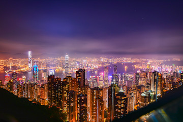 Fototapeta premium Hong Kong city in Asia