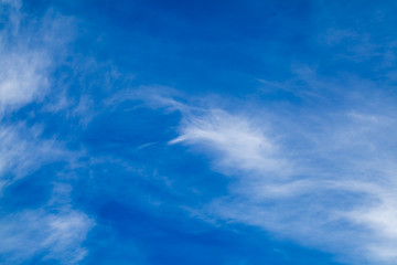 Blue sky with clouds