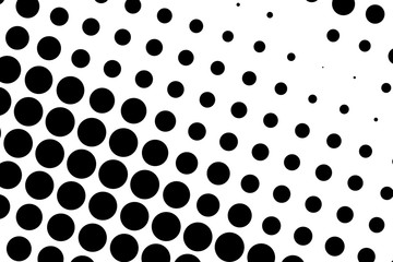Comic pattern. Monochrome halftone background. Black and white color. Vector illustration
