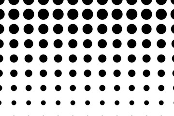 Comic pattern. Monochrome halftone background. Black and white color. Vector illustration