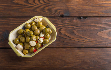 olives in a classic dish