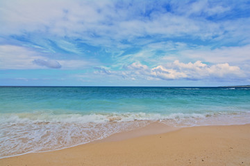 Fototapeta na wymiar Tropical beach of Boracay island in the Philippines in Asia