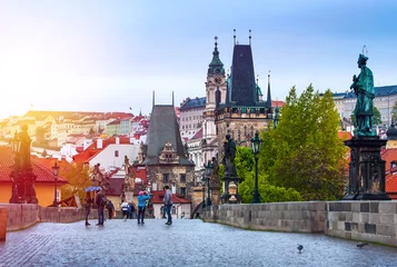 Fototapeten Prague is the capital of the Czech Republic, the European state. Historical sights. © seqoya