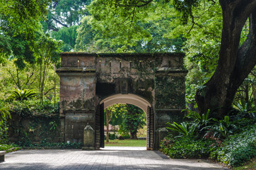Fototapeta na wymiar Fort Canning Park, Singapore
