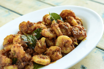 Indian Seafood Recipe Prawns Fry