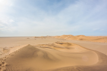 Fototapeta na wymiar Panorama der Namib Wüste in Swakopmund