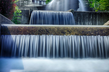 waterfall, germany, park