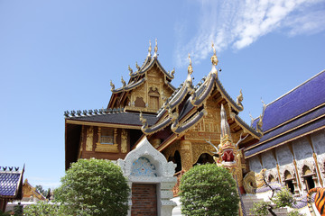 Fototapeta premium Banden Temple, Beautiful temple in chiangmai