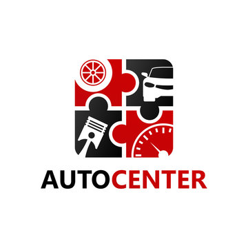Automotive Center Logo Template Design