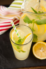 Jar of lemonade