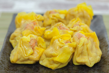 shrimp wonton on plate