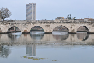 Roman bridge in Rimini