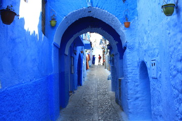 Chefchaouen Marrakesh Morocco  ville bleue