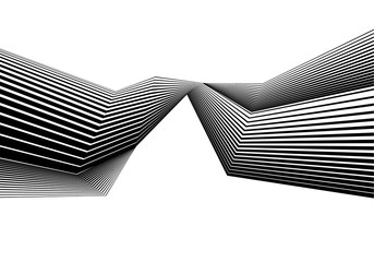 black and white stripe line pattern abstract graphic