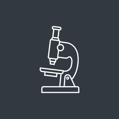 Microscope modern icon