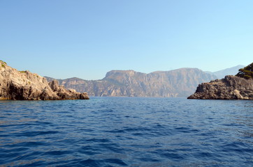 Fototapeta na wymiar Li Galli Inseln bei Sorrento