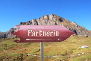 Schild 250 - Partnerin