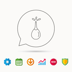 Medical clyster icon. Enema sign.