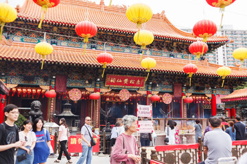 wong tai sin temple in hong kong