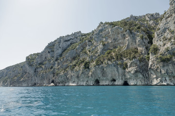 Fototapeta na wymiar Italien Sardinien Felsenküste