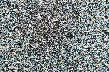 Nahaufnahme oder Makro Straßenbelag Bitumen