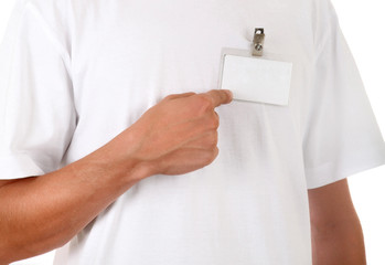 Person show on the Badge