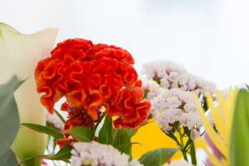 decoração com flores