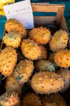 Kiwano: The African Horned Melon on city market