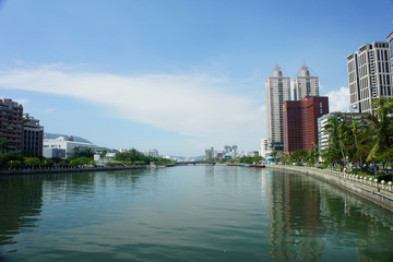 Obraz premium The famous Love River of Kaohsiung