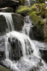 Obraz premium Waterfall at Virginia Water in Surrey UK