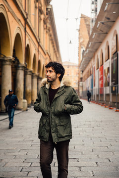 Italian Man Walking