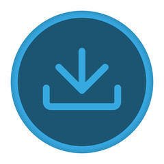 App Icon blau Herunterladen Symbol