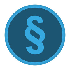 App Icon blau Paragraph Symbol