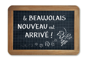 Obraz premium ARDOISE BEAUJOLAIS NOUVEAU tracé de détourage inclus