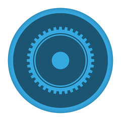 App Icon blau Zahnrad Systemeinstellungen